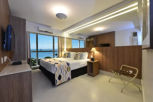 Foto do quarto do hotel Beira Mar em Fortaleza